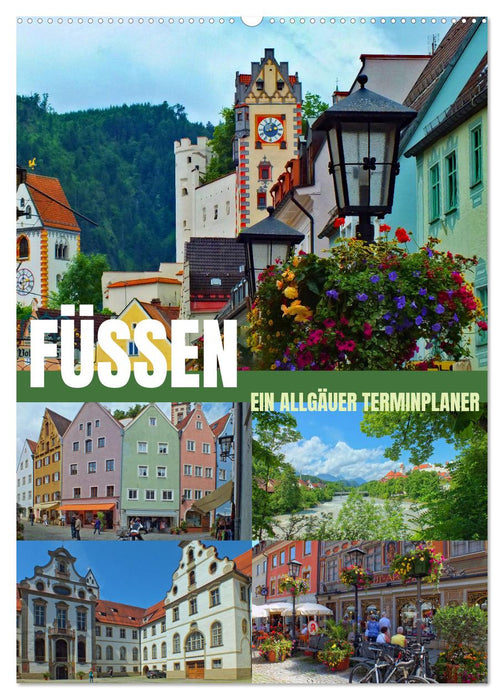 Füssen - Ein Allgäuer Terminplaner (CALVENDO Wandkalender 2026)
