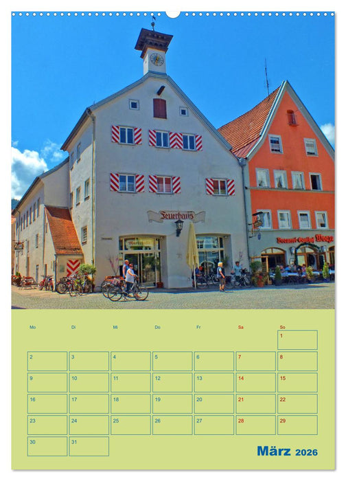 Füssen - Ein Allgäuer Terminplaner (CALVENDO Wandkalender 2026)