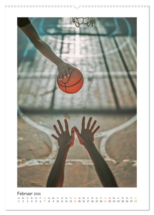 Höhenflug am Korb (CALVENDO Premium Wandkalender 2026)
