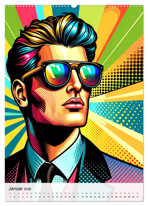 Pop Art - In der Ära der Künstlichen Intelligenz (CALVENDO Premium Wandkalender 2026)