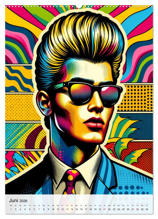 Pop Art - In der Ära der Künstlichen Intelligenz (CALVENDO Premium Wandkalender 2026)