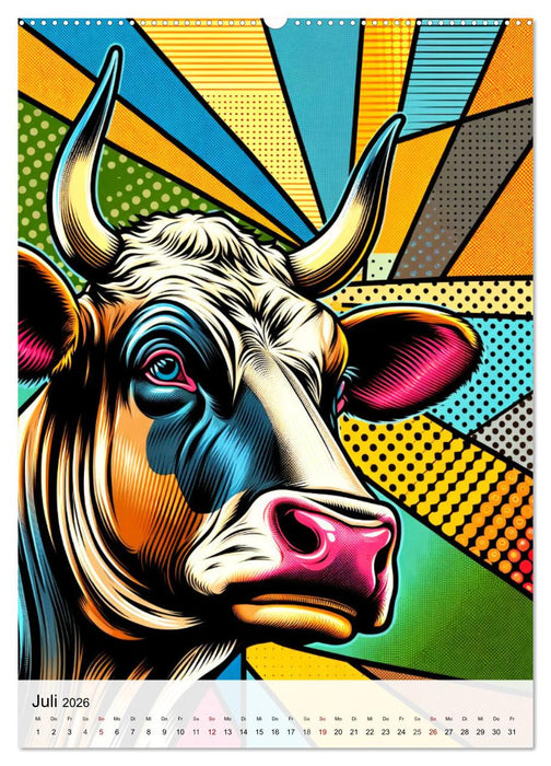 Pop Art - In der Ära der Künstlichen Intelligenz (CALVENDO Premium Wandkalender 2026)