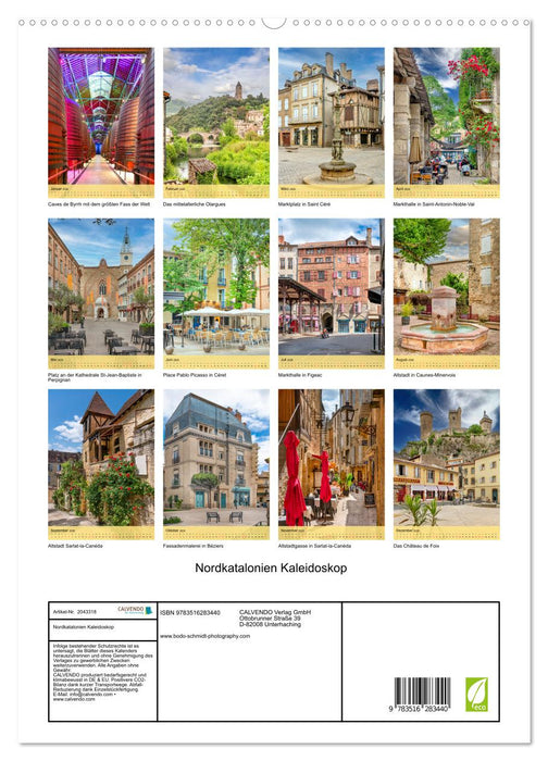 Nordkatalonien Kaleidoskop (CALVENDO Premium Wandkalender 2026)