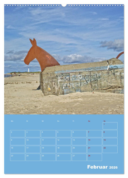 Nordseereise – Jütland in Dänemark – Von Blavand bis Henne Strand (CALVENDO Wandkalender 2026)