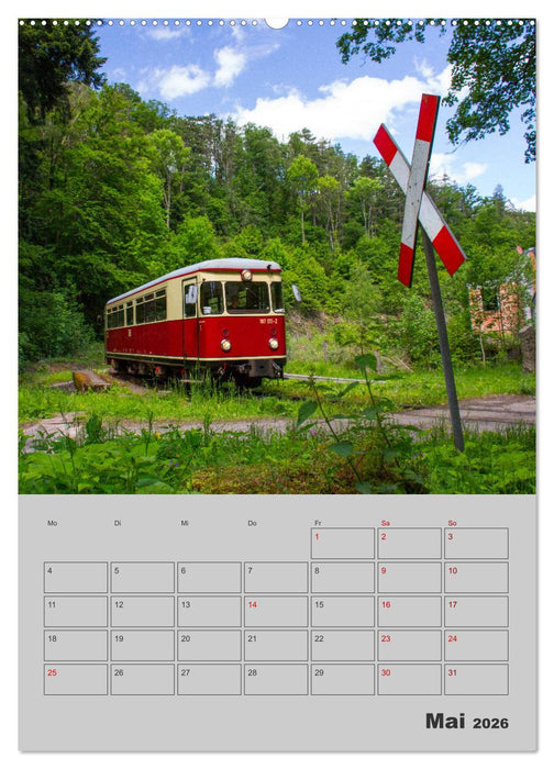 Brockenbahn - Terminplaner (CALVENDO Wandkalender 2026)