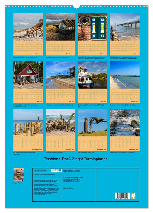 Fischland-Darß-Zingst Terminplaner (CALVENDO Wandkalender 2026)