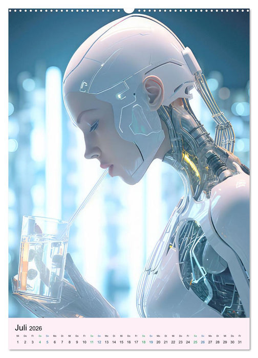 Sci-fi Welten - Fantasiebilder (CALVENDO Premium Wandkalender 2026)