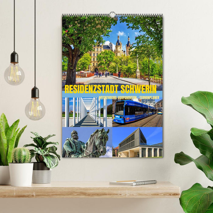 Residenzstadt Schwerin - Mecklenburg-Vorpommern - Terminplaner (CALVENDO Wandkalender 2026)