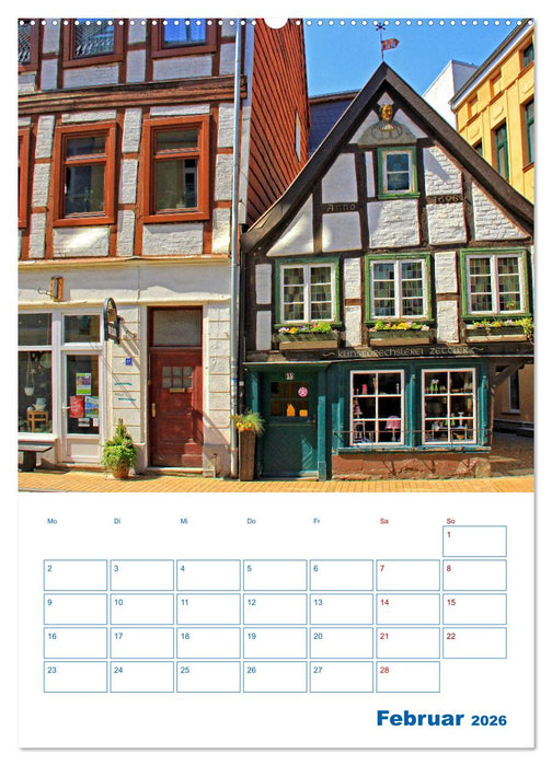 Residenzstadt Schwerin - Mecklenburg-Vorpommern - Terminplaner (CALVENDO Wandkalender 2026)
