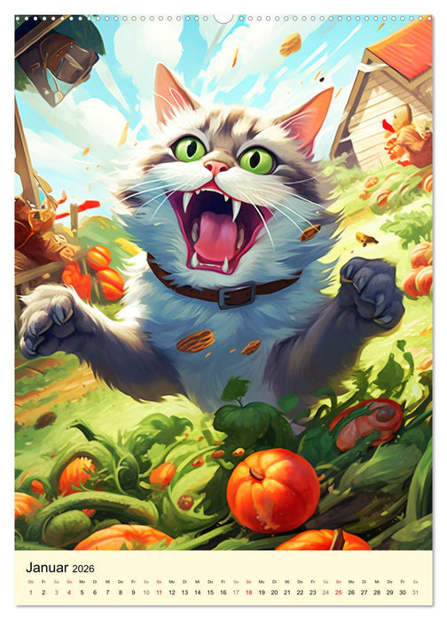 Bauernhof. Tierischer Humor auf dem Land (CALVENDO Premium Wandkalender 2026)