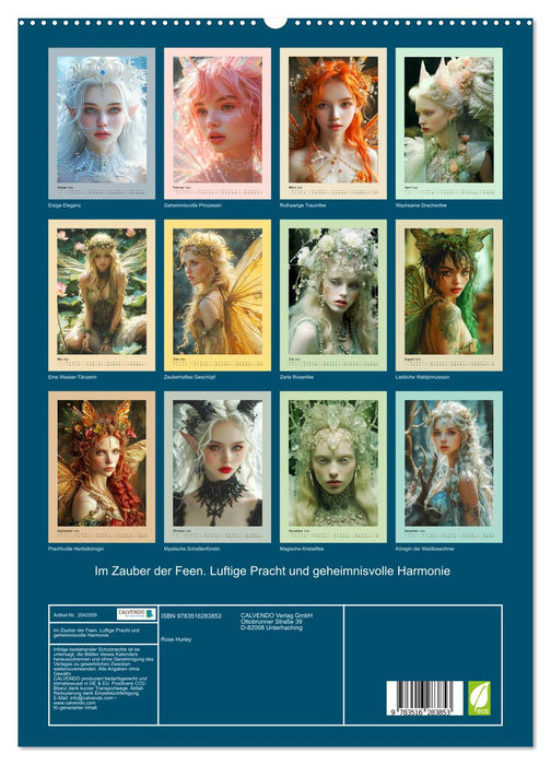 Im Zauber der Feen. Luftige Pracht und geheimnisvolle Harmonie (CALVENDO Premium Wandkalender 2026)