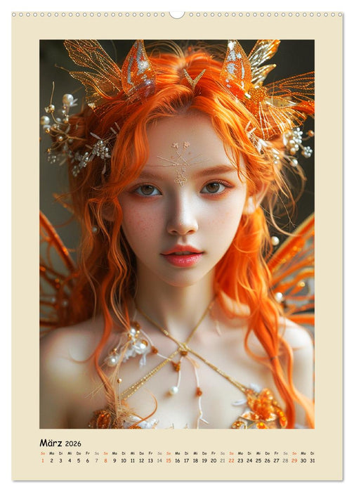 Im Zauber der Feen. Luftige Pracht und geheimnisvolle Harmonie (CALVENDO Premium Wandkalender 2026)