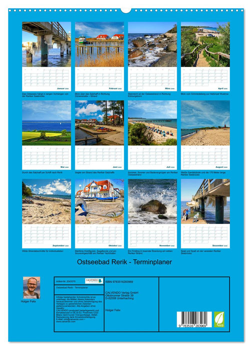 Ostseebad Rerik - Terminplaner (CALVENDO Premium Wandkalender 2026)