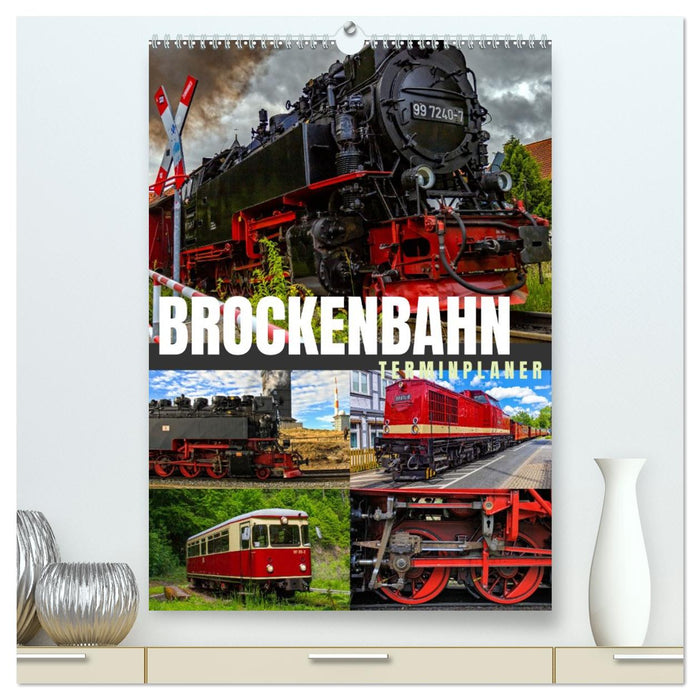 Brockenbahn - Terminplaner (CALVENDO Premium Wandkalender 2026)