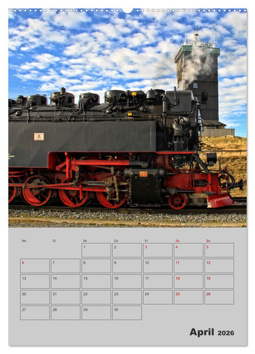 Brockenbahn - Terminplaner (CALVENDO Premium Wandkalender 2026)
