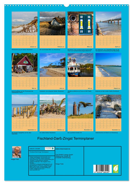 Fischland-Darß-Zingst Terminplaner (CALVENDO Premium Wandkalender 2026)