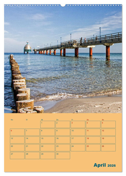 Fischland-Darß-Zingst Terminplaner (CALVENDO Premium Wandkalender 2026)