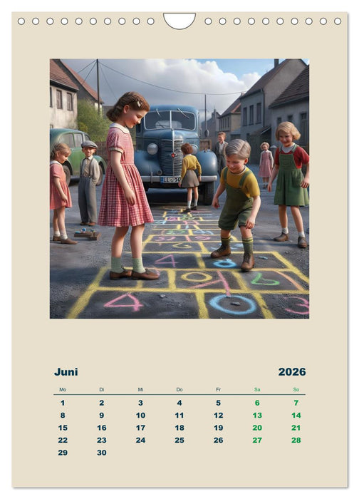 Gute alte Zeit der sechziger Jahre (CALVENDO Wandkalender 2026)