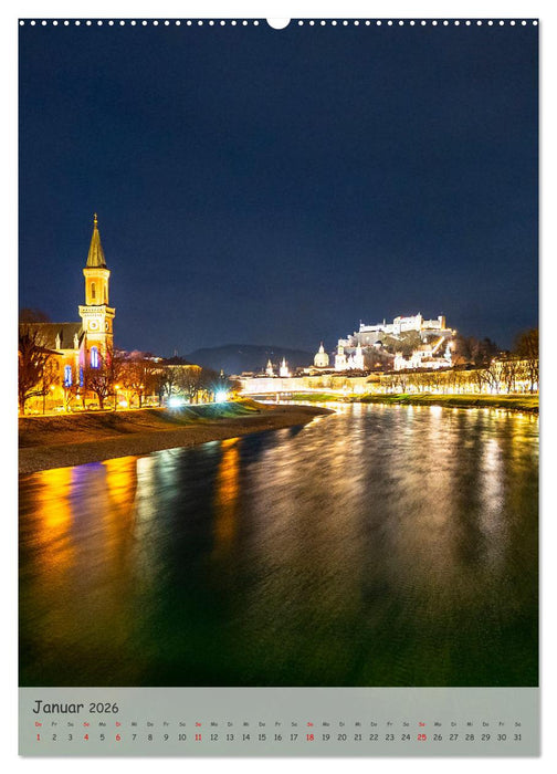 Kulturstadt Salzburg (CALVENDO Wandkalender 2026)