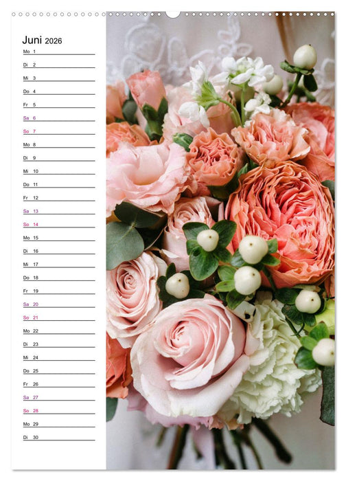 Lust auf Hochzeit - Planer (CALVENDO Wandkalender 2026)