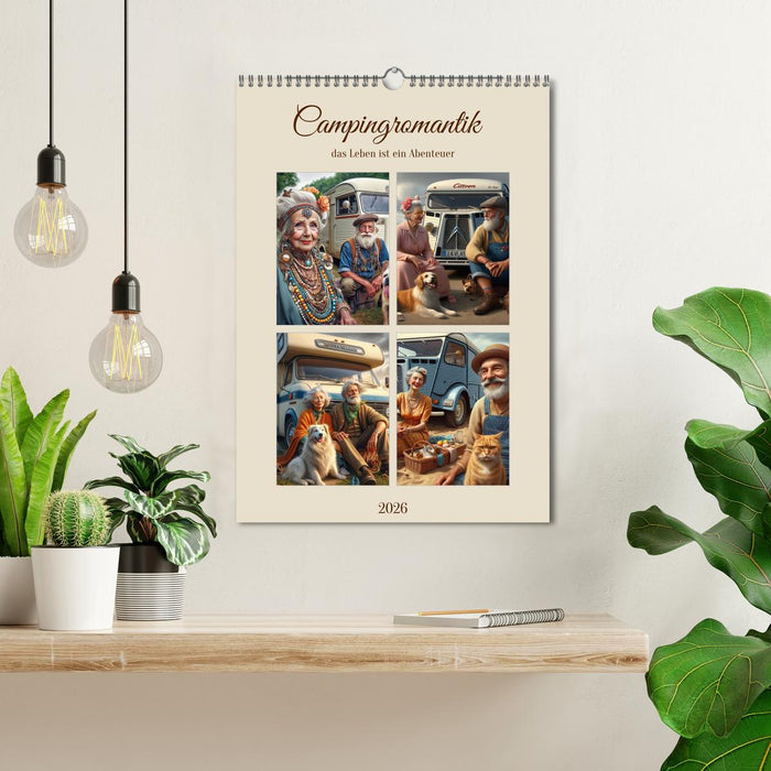 Campingromantik das Leben ist ein Abenteuer (CALVENDO Wandkalender 2026)