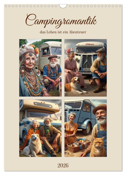 Campingromantik das Leben ist ein Abenteuer (CALVENDO Wandkalender 2026)