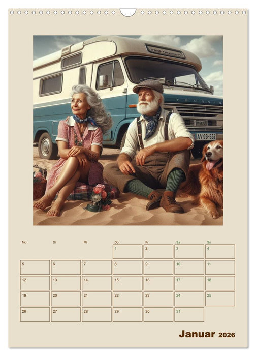 Campingromantik das Leben ist ein Abenteuer (CALVENDO Wandkalender 2026)