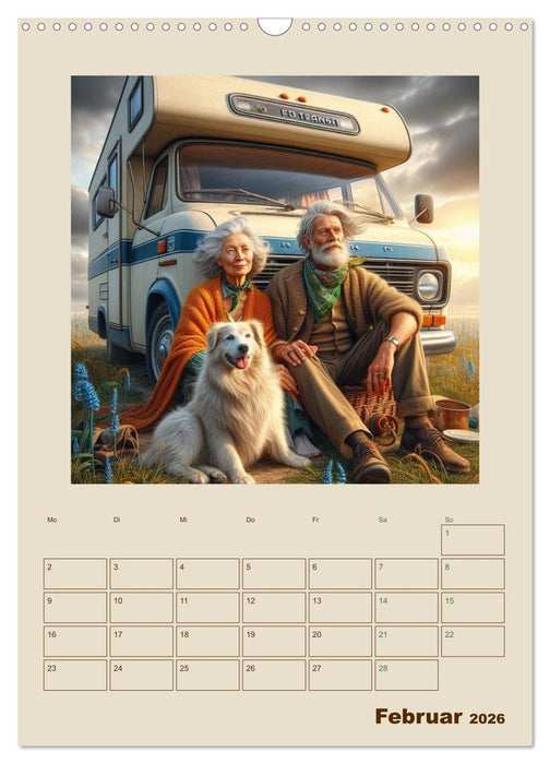 Campingromantik das Leben ist ein Abenteuer (CALVENDO Wandkalender 2026)