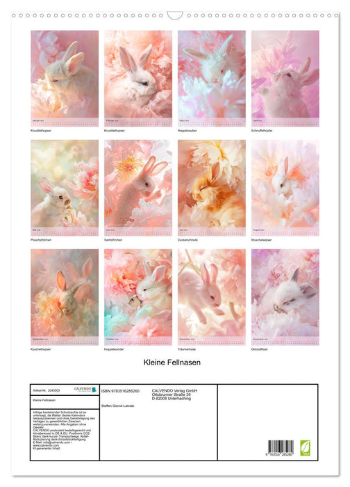 Kleine Fellnasen (CALVENDO Wandkalender 2026)
