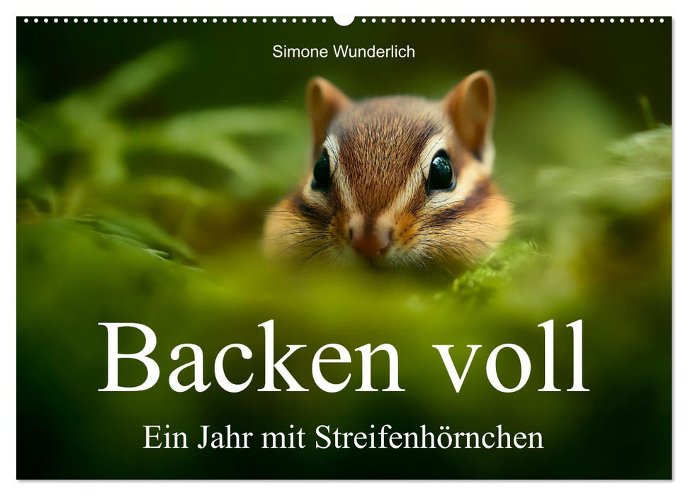 Backen voll - Ein Jahr mit Streifenhörnchen (CALVENDO Wandkalender 2026)