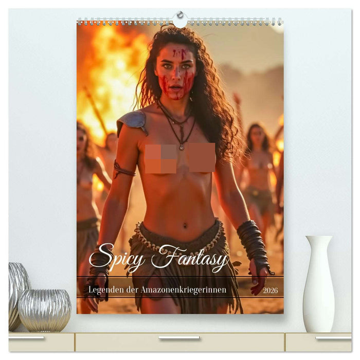 Spicy Fantasy - Legenden der Amazonenkriegerinnen (CALVENDO Premium Wandkalender 2026)