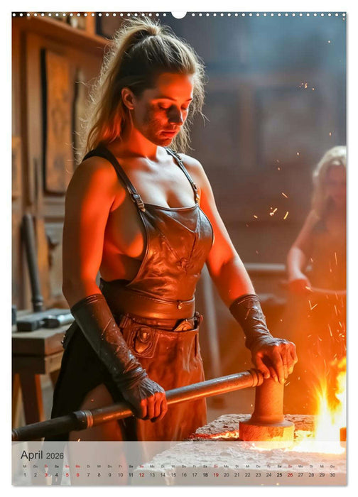 Spicy Fantasy - Legenden der Amazonenkriegerinnen (CALVENDO Premium Wandkalender 2026)