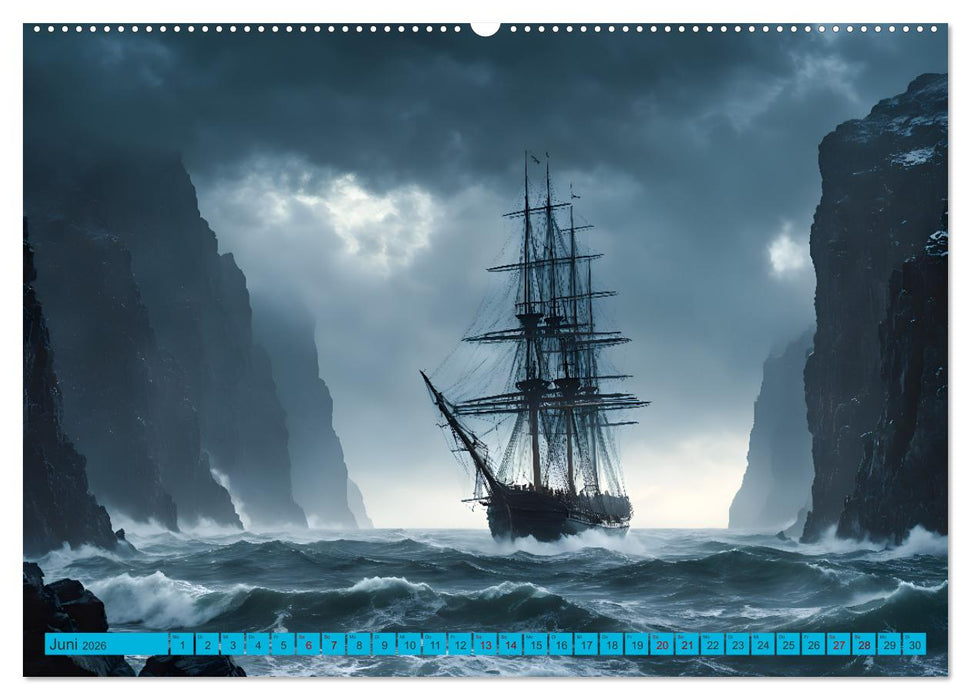 Erinnerungen an das Meer. Die Schifffahrt von einst (CALVENDO Wandkalender 2026)