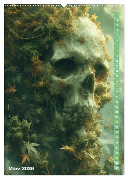 Rauschende Aussichten - Der ultimative Cannabis-Kalender (CALVENDO Wandkalender 2026)