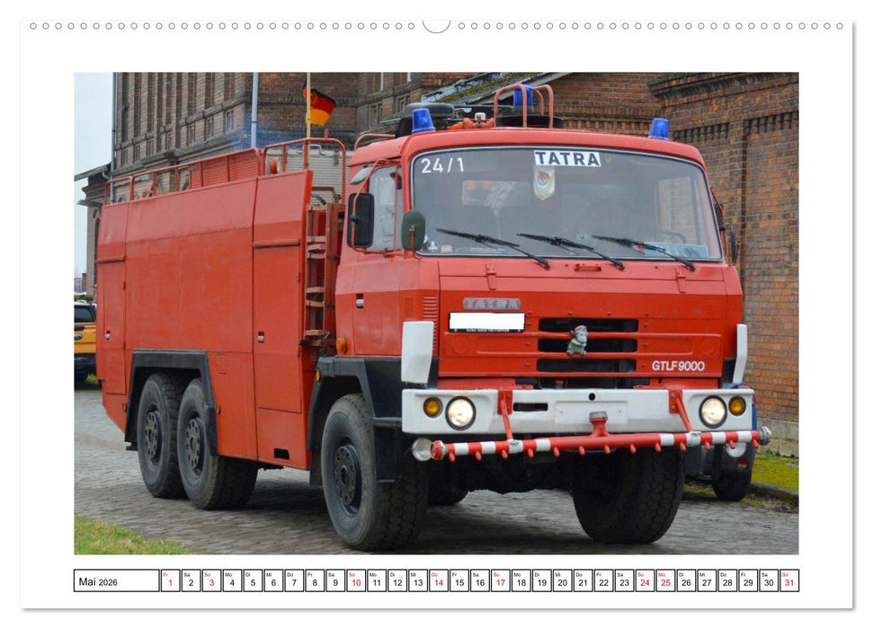 Einsatzfahrzeuge der DDR (CALVENDO Wandkalender 2026)