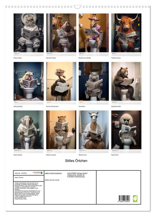 Stilles Örtchen (CALVENDO Wandkalender 2026)