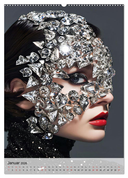 Edelsteine - Inspirierende Mineralien und Kristalle (CALVENDO Wandkalender 2026)