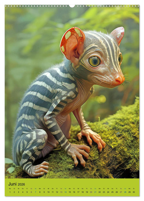 Wünsche Dir ein Tier – Humorvolle Hybridtiere (CALVENDO Premium Wandkalender 2026)