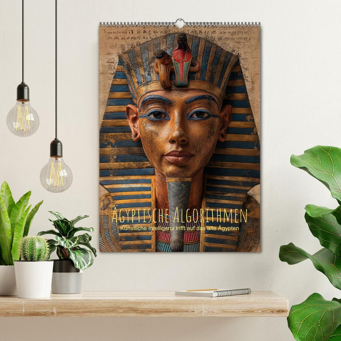 Ägyptische Algorithmen - Künstliche Intelligenz trifft auf das alte Ägypten (CALVENDO Wandkalender 2026)