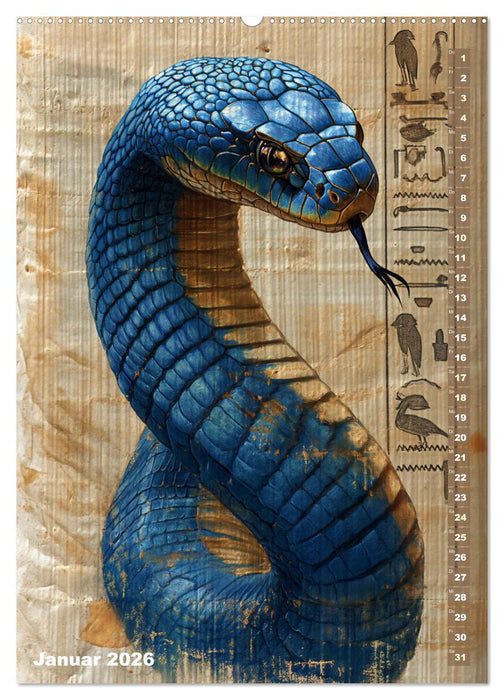 Ägyptische Algorithmen - Künstliche Intelligenz trifft auf das alte Ägypten (CALVENDO Wandkalender 2026)