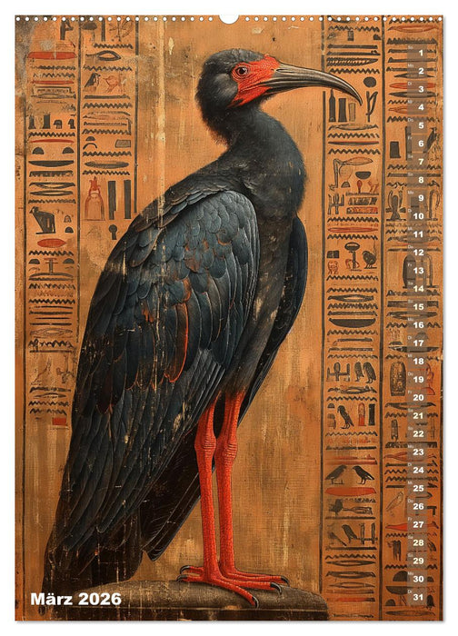 Ägyptische Algorithmen - Künstliche Intelligenz trifft auf das alte Ägypten (CALVENDO Wandkalender 2026)