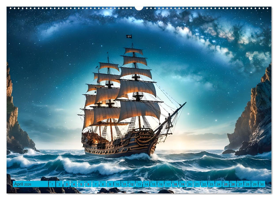 Erinnerungen an das Meer. Die Schifffahrt von einst (CALVENDO Premium Wandkalender 2026)