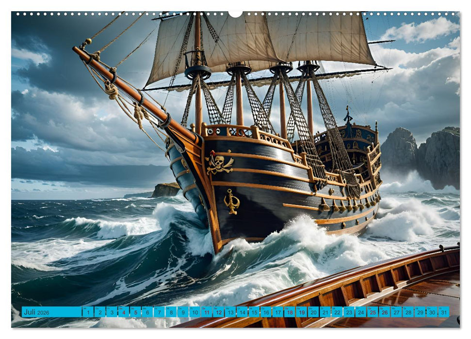 Erinnerungen an das Meer. Die Schifffahrt von einst (CALVENDO Premium Wandkalender 2026)