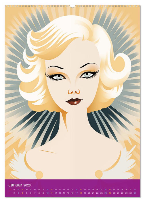 Retro Chic (CALVENDO Premium Wandkalender 2026)