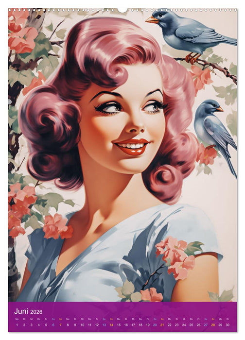 Retro Chic (CALVENDO Premium Wandkalender 2026)