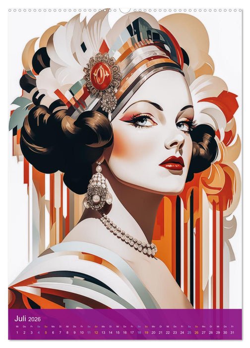 Retro Chic (CALVENDO Premium Wandkalender 2026)