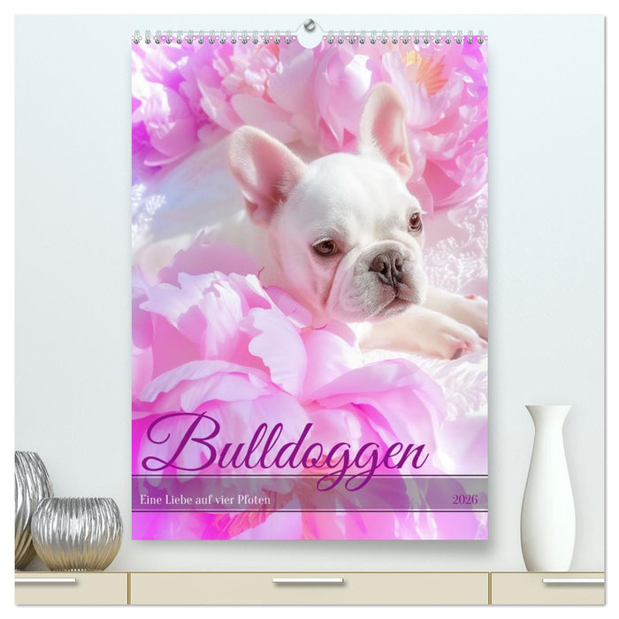 Bulldoggen (CALVENDO Premium Wandkalender 2026)