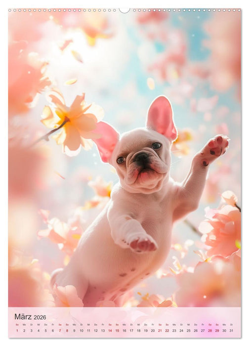 Bulldoggen (CALVENDO Premium Wandkalender 2026)