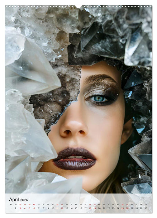 Edelsteine - Inspirierende Mineralien und Kristalle (CALVENDO Premium Wandkalender 2026)