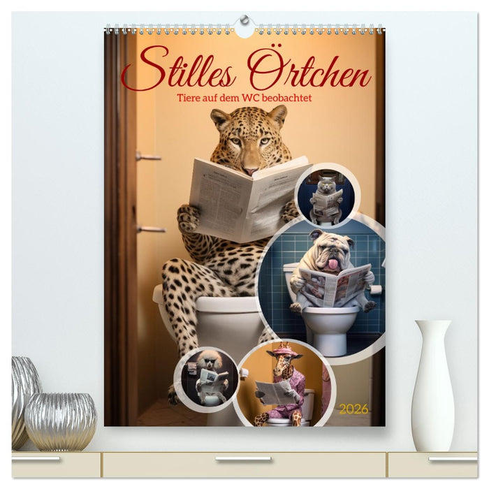 Stilles Örtchen (CALVENDO Premium Wandkalender 2026)